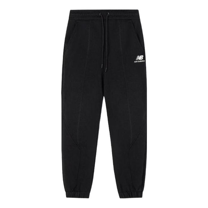 New Balance Essentials Stacked Trousers Asia Sizing 'Black' AMP24366-BK