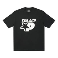PALACE Logo Printing Pullover Short Sleeve Unisex Black P20TS007