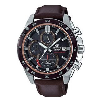 CASIO Waterproof EDIFICE Sapphire Crystal Solar Powered Mens Brown Analog EFS-S500BL-1AVUPR