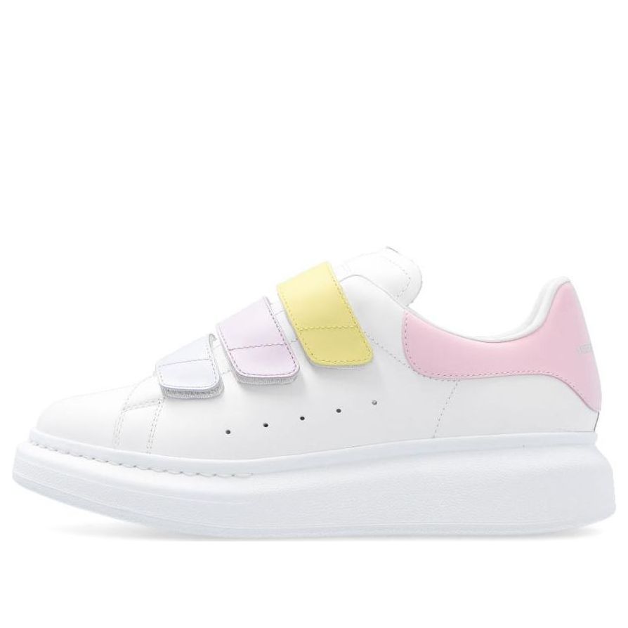 (WMNS) Alexander McQueen Oversized Triple Strap Sneaker 'White Multi' 697105WIBNN9035
