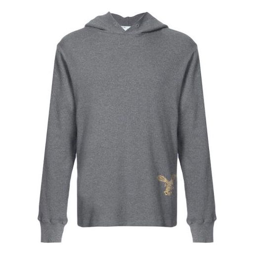 Off-White SS21 Embroidered Logo Cotton Ordinary Version Gray 0MAB020E180050090793
