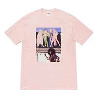 Supreme FW19 Week 7 American Picture Tee USA Photo Printing Short Sleeve Unisex Pink SUP-FW19-740