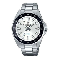 CASIO Male EDIFICE Japan / South Korea Fashion Mens Silver Analog EFV-130D-7AVUEF