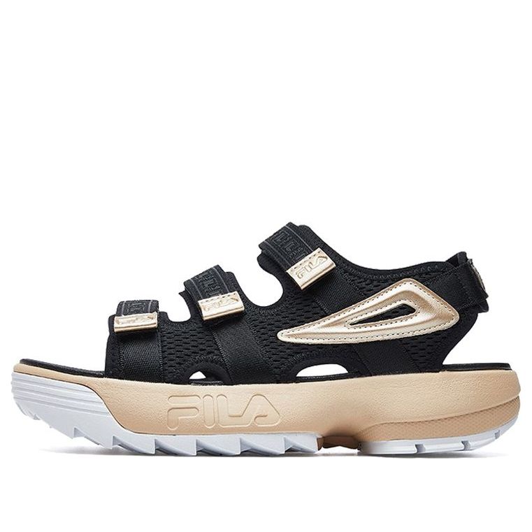 (WMNS) Fila Subverter Sports Sandal Black/Gold T12W024502FBG