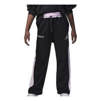 (GS) Air Jordan Soft Touch Mixed Sweatpants 'Black' 45C797-023