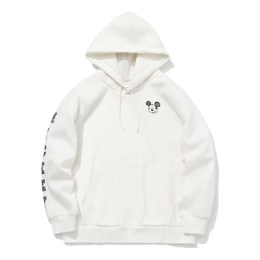(WMNS) Li-Ning x Disney Crossover Hoodie 'White' AWDQC62-1
