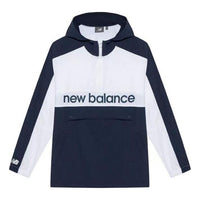 New Balance Colorblock Casual Jacket Asia Sizing 'White Navy' NA81N011-NV