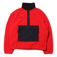 Nike ACG Big Pocket Half Zipper hooded Jacket Red CK6840-657