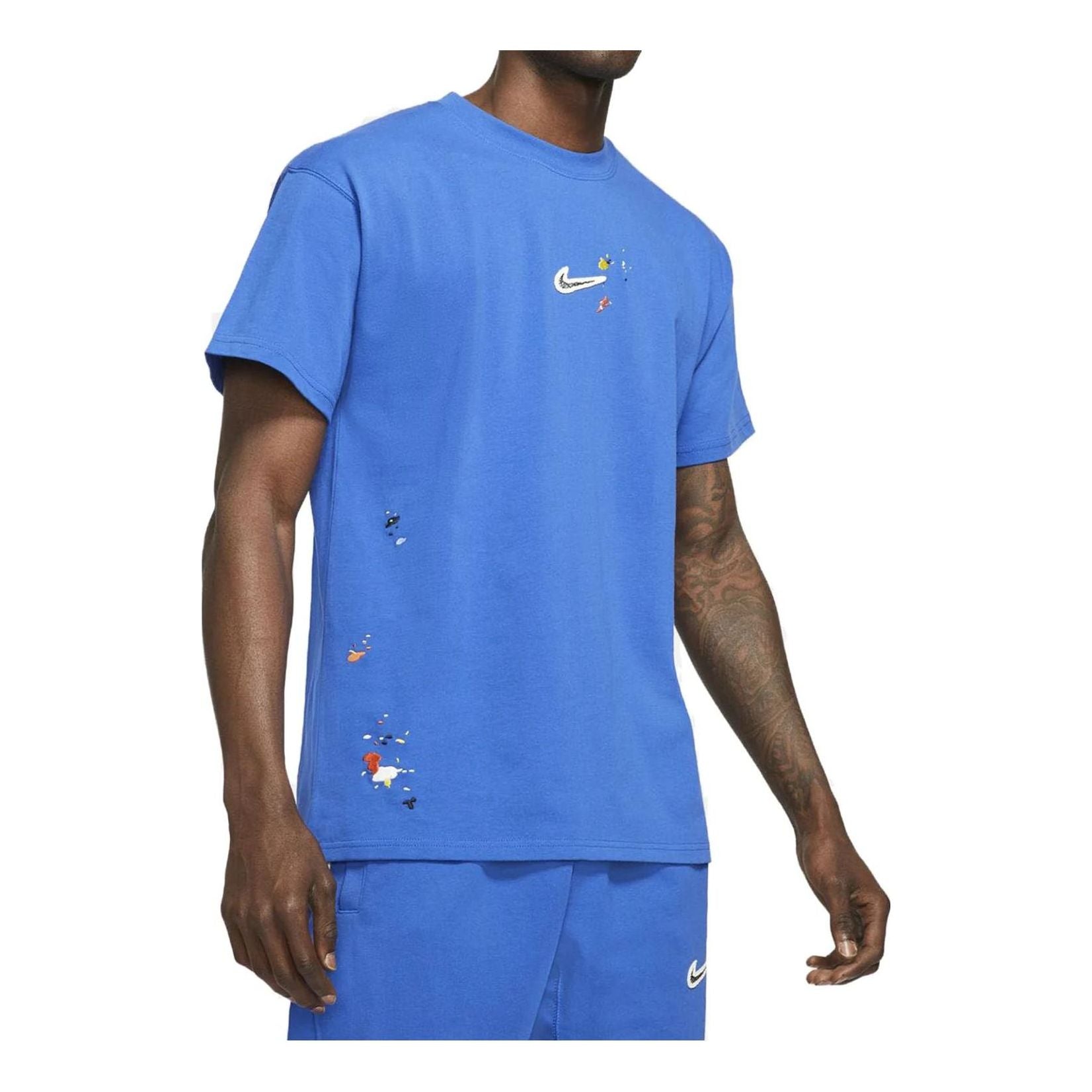 Nike Max 90 Splatter Short Sleeve T-Shirt 'Game Royal' DM8009-480