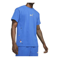 Nike Max 90 Splatter Short Sleeve T-Shirt 'Game Royal' DM8009-480