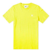 adidas originals Round Neck Pullover Short Sleeve Yellow FN2839