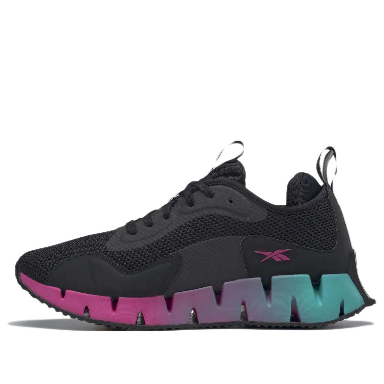 (WMNS) Reebok Zig Dynamica 'Black Proud Pink' HQ5866