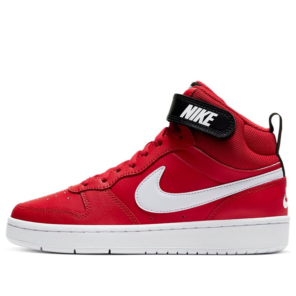 (GS) Nike Court Borough Mid 2 Sneakers Red/White CD7782-600
