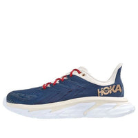 (WMNS) HOKA ONE ONE Clifton Edge 'White Vintage Navy' 1110511-VITF