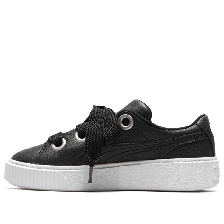 (WMNS) PUMA Platform Kiss 'Black' 366460-03