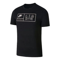 Nike Air Basketball Sports Round Neck Breathable Short Sleeve Black AV9964-010