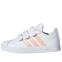 (PS) adidas VL Court 2.0 'White Pink' EE6903