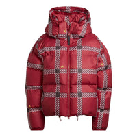 (WMNS) adidas by Stella McCartney Short Padded Printed Winter Jacket Asia Sizing 'Red White' HG6903