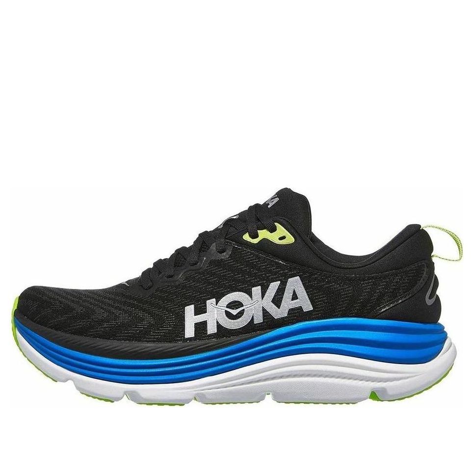 HOKA ONE ONE Gaviota 5 2E Wide 'Black Electric Cobalt' 1134234-BTRC