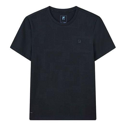 FILA Solid Color Round Neck Short Sleeve Blue F11M122133F-NV