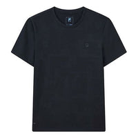 FILA Solid Color Round Neck Short Sleeve Blue F11M122133F-NV