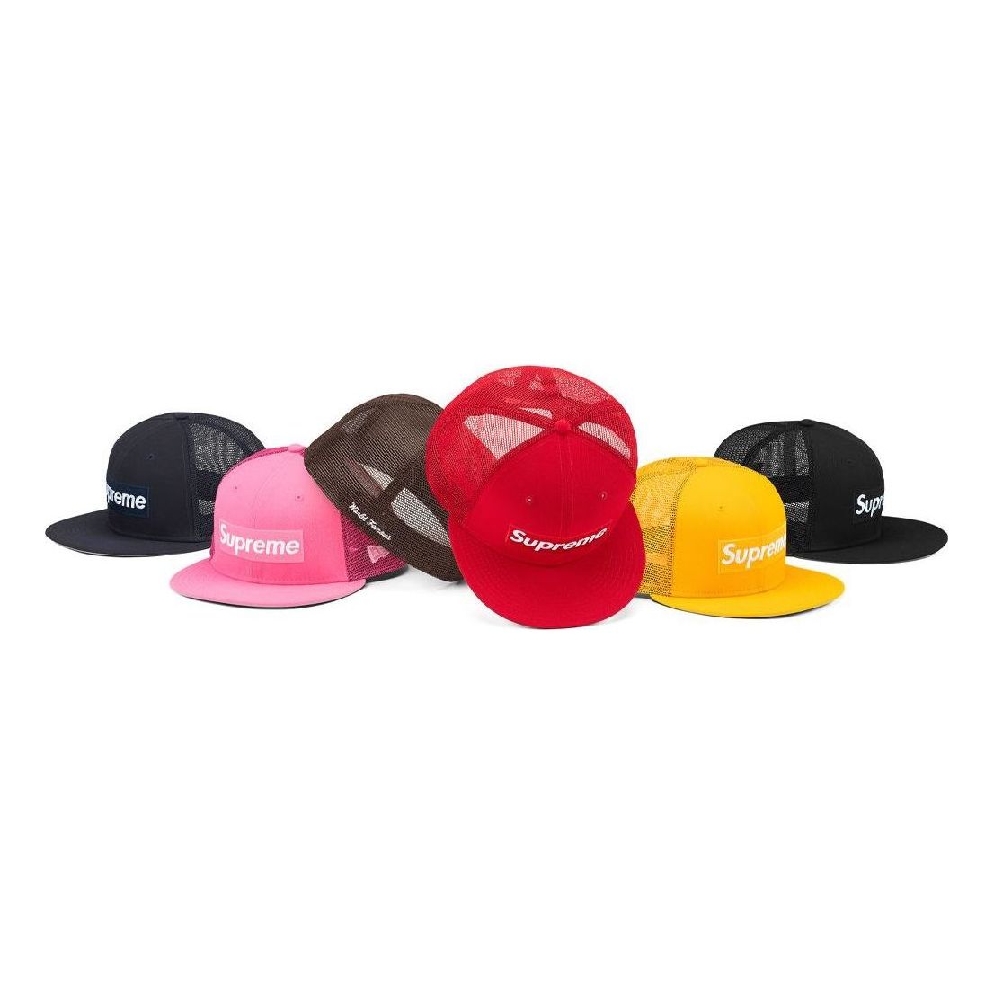 Supreme Box Logo Mesh Back New Era 'Multi-Color' SUP-SS22-730
