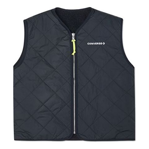 (WMNS) Converse Sherpa Reversible Vest Asia Sizing 'Black' 10020286A02