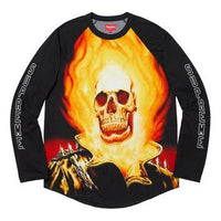 Supreme SS19 Ghost Rider(C) Raglan L/S Top Black SUP-SS19-337
