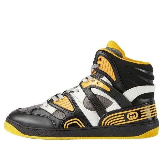 Gucci Basket High 'Black Demetra Yellow' 661308-2SH90-1098