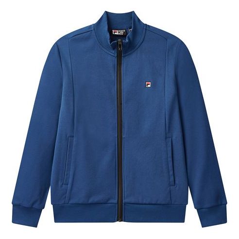 Men's FILA Knit Cozy Sports Jacket Universe Blue F51M038517F-DB