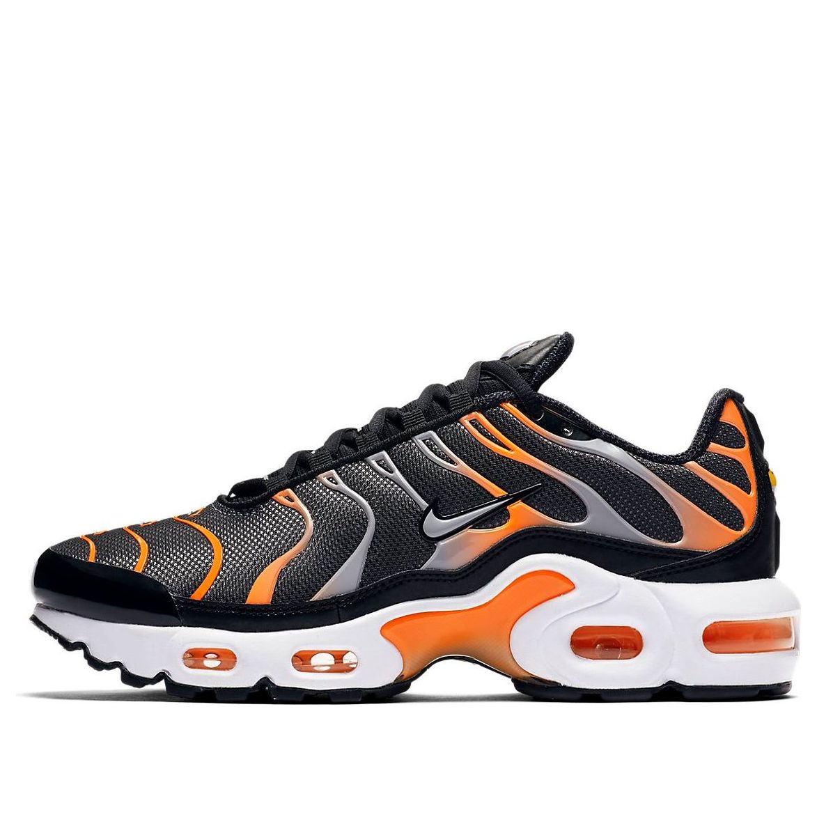 (GS) Nike Air Max Plus 'Black Total Orange' CD0609-003