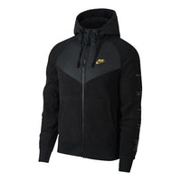 Nike Sportswear Hat Zip Jacket For Men Black CQ7768-010