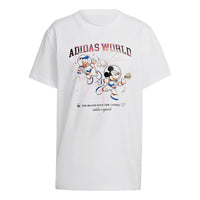 (WMNS) adidas x Disney Graphic T-Shirt Asia Sizing 'White' HL9051