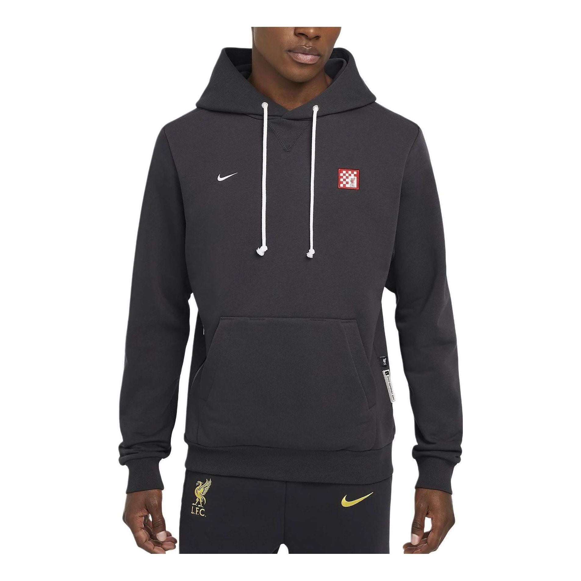 Nike Liverpool Dri-FIT F.C. Standard Issue Third Hoodie'Grey' FZ8661-071