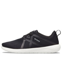 Crocs LiteRide Modform Lace Sneakers 'Black White' 206070-066