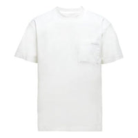 Men's PRADA Elastic Short Sleeve White UJN396-1JEY-F0009-S-202
