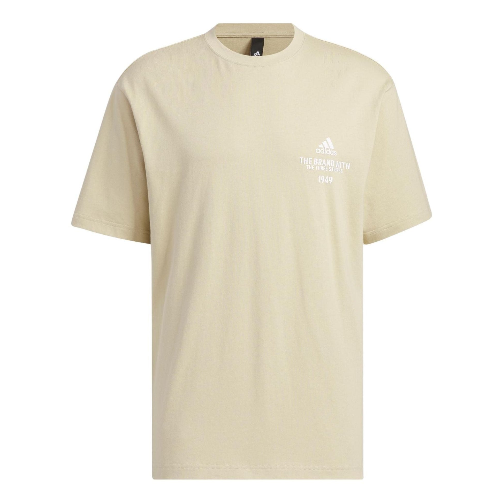 adidas Verbiage Tee 'Beige White' IP3924