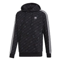 adidas originals Mono hooded Sports Pullover 'Black' ED7049