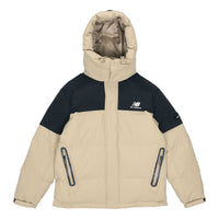 New Balance Winter Classic Down Jacket Asia Sizing 'Beige Black' AMJ14323-BEI