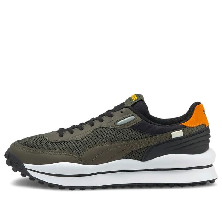 (WMNS) PUMA Style Rider Cyborg Low-Top Running Shoes Green 368848-02