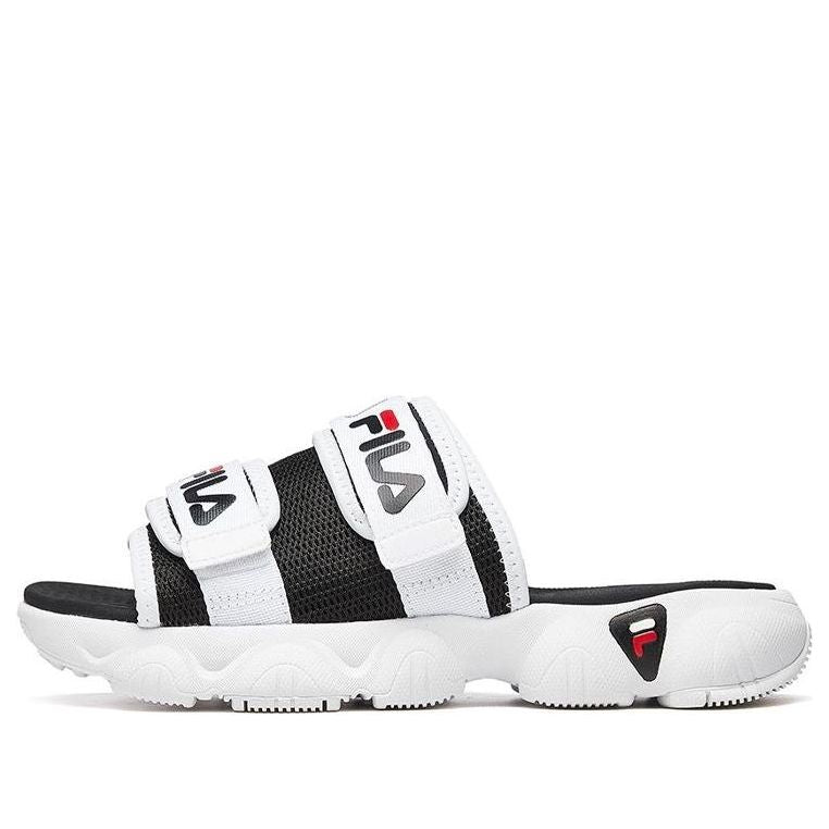 (WMNS) FILA JaggerSports Slipper White/Black F12W024607FBW