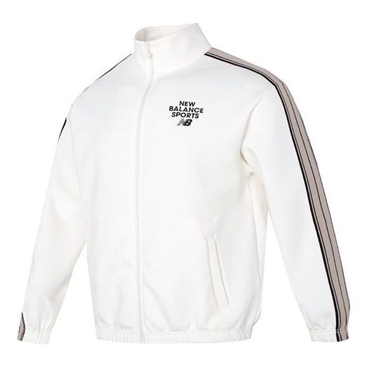 New Balance Sport Club Coat Asia Sizing 'White Black Red' 6DD12043-IV