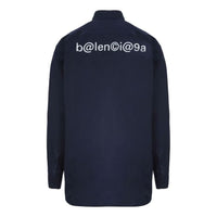 Balenciaga Symbolic Long Sleeve Shirt 'Navy' 621924TIM394100