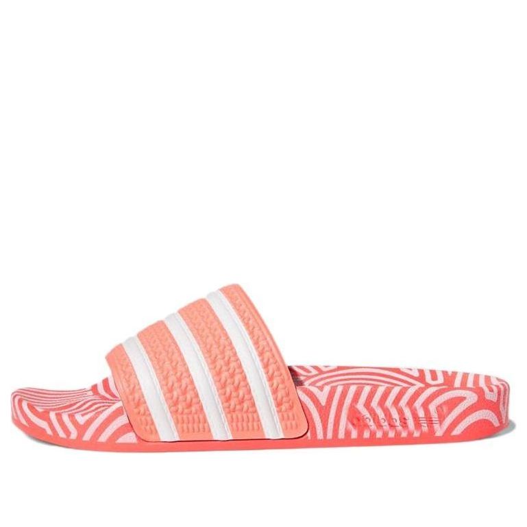 adidas Hirocoledge x Adilette Slides 'Takahashi Hiroko - Signal Pink' FY1593
