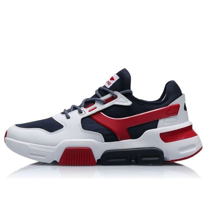 Li-Ning Mark Classic Leisure Mid 'White Black Red' AGCP183-1