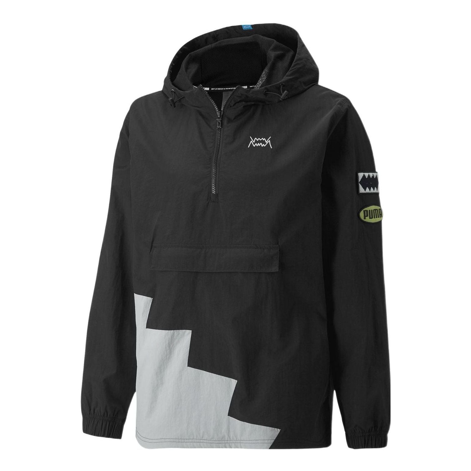 PUMA Short Corner Basketball Windbreaker Jacket 'Black' 534185-01