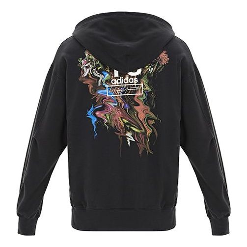 Men's Y-3 Casual Back Logo Printing Loose Black FJ0436