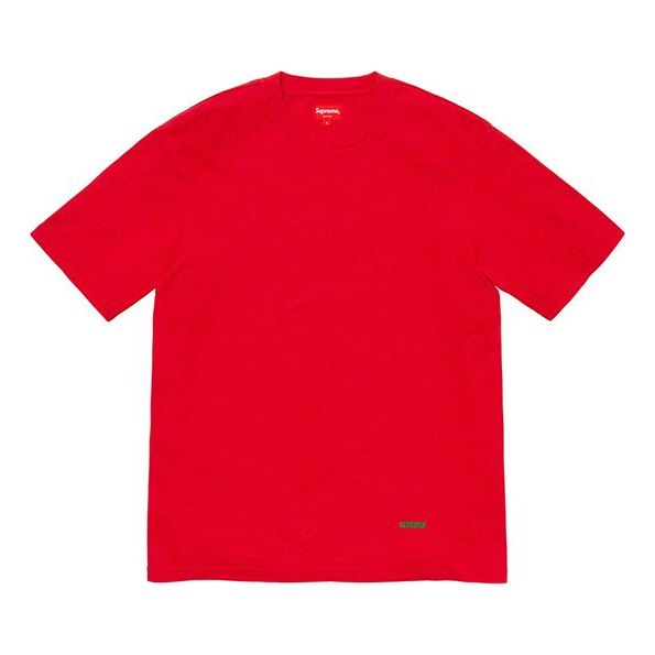 Supreme FW19 Week 8 University S/S Top Short Sleeve Unisex Red SUP-FW19-821