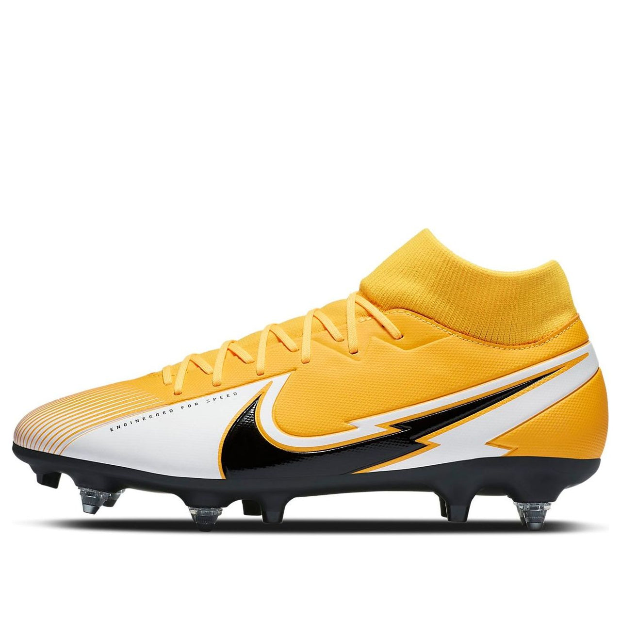 Nike Mercurial Superfly 7 Academy SG-PRO Anti-Clog Traction 'Black Yellow' BQ9141-801