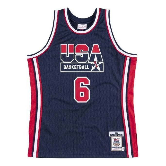 Mitchell & Ness Authentic Jersey Team USA 1992 Patrick Ewing 'Navy' AJY4GS18412-USANAVY92PEW